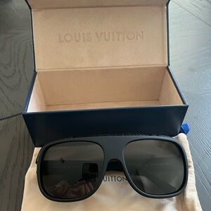 Louis Vuitton Black Aviator 1.0 Mill.Sunglasses